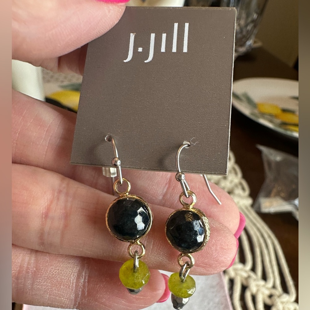 J. Jill Tropical Dreams Drop Earrings NWT